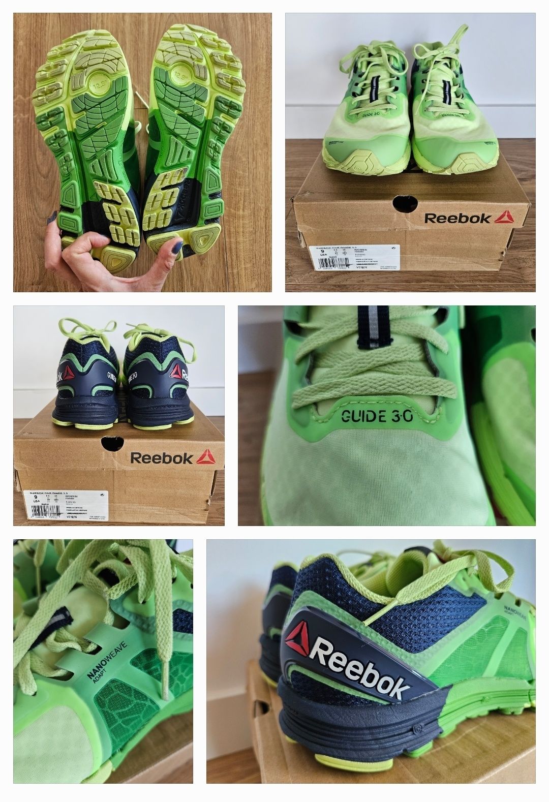 Jak nowe! Buty do biegania damskie, Reebok Guide 3.0, rozm 40