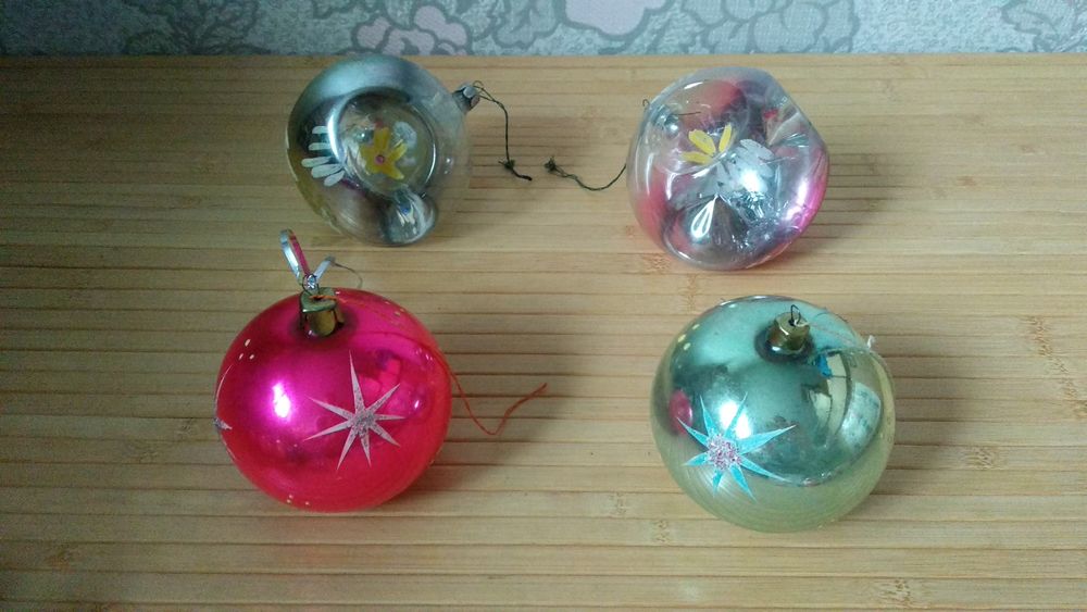 Ёлка ёлочные игрушки  винтаж СССР лот