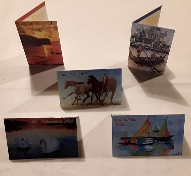 Calendários de bolso APBP vários anos