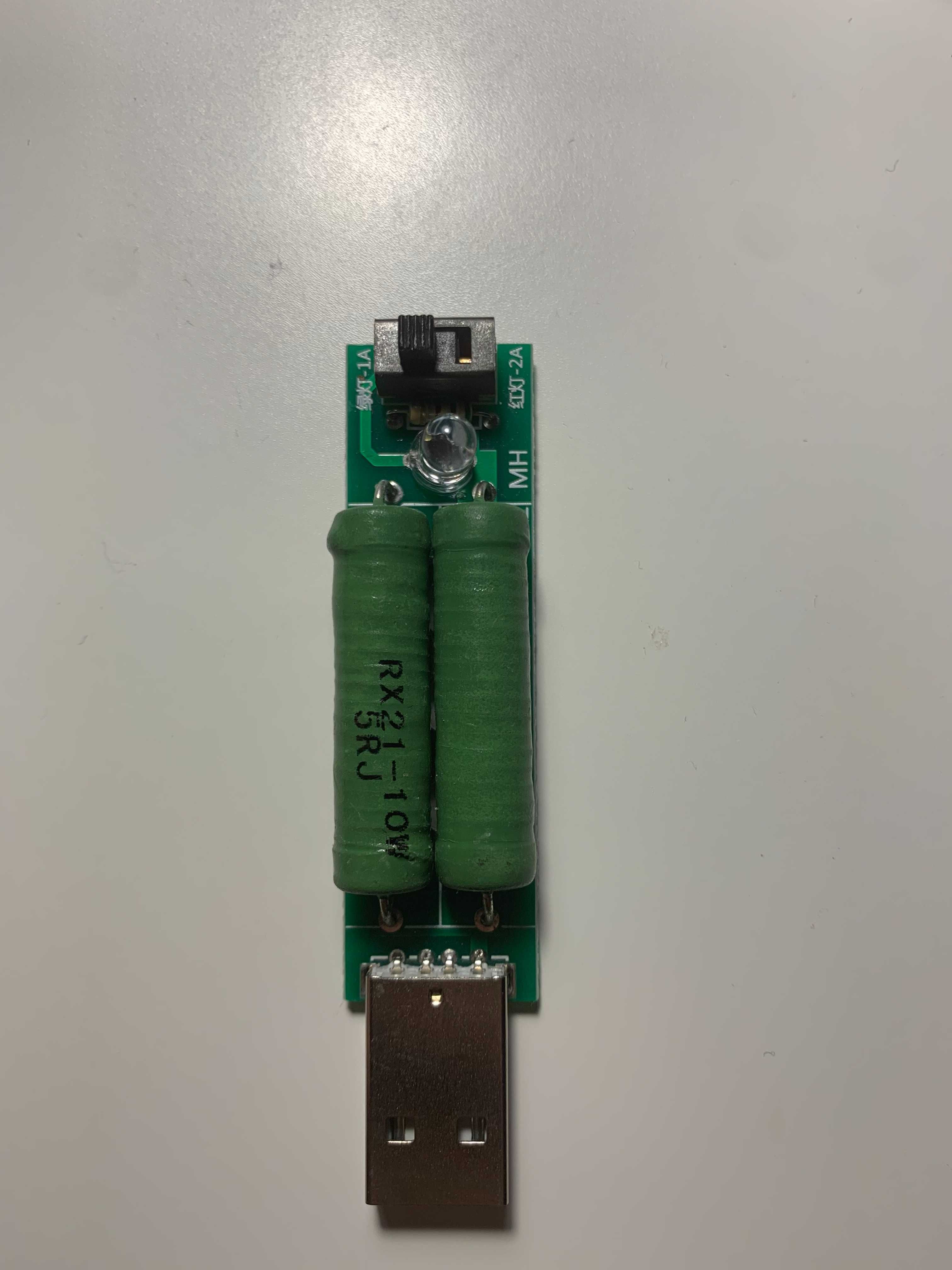 USB навантажувальний резистор / USB нагрузка 1А / 2 А