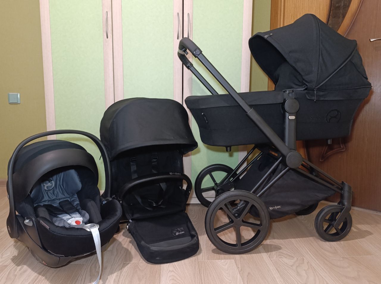 Cybex Priam Black коляска 2в1,  3в1, ідеальний стан