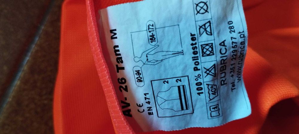 Colete Sinalização Refletor (EN 471) Laranja + Protetor auricular 3M