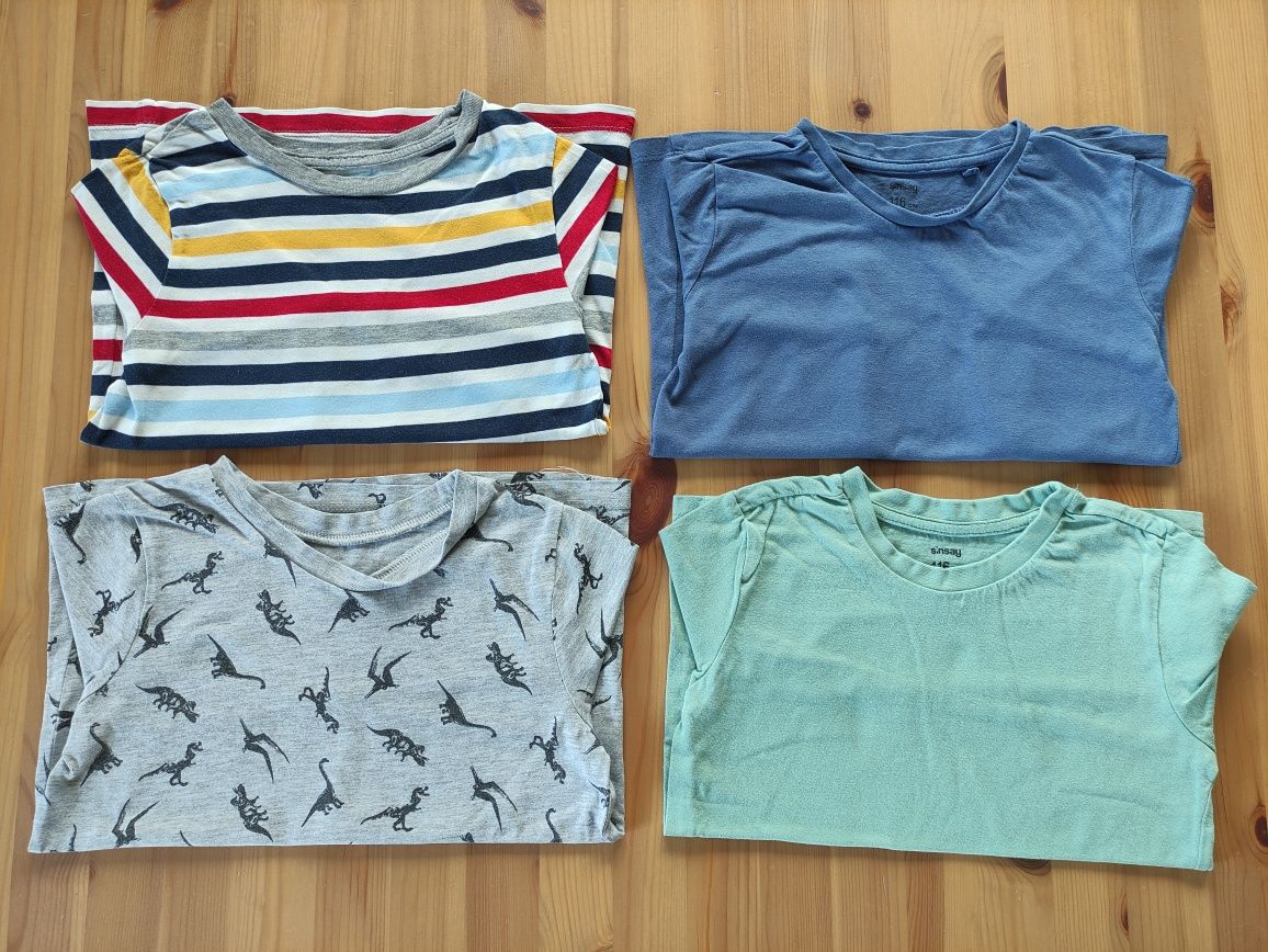 11 x koszulka t-shirt z długim rękawem dla chłopca r. 110/116 h&m lego
