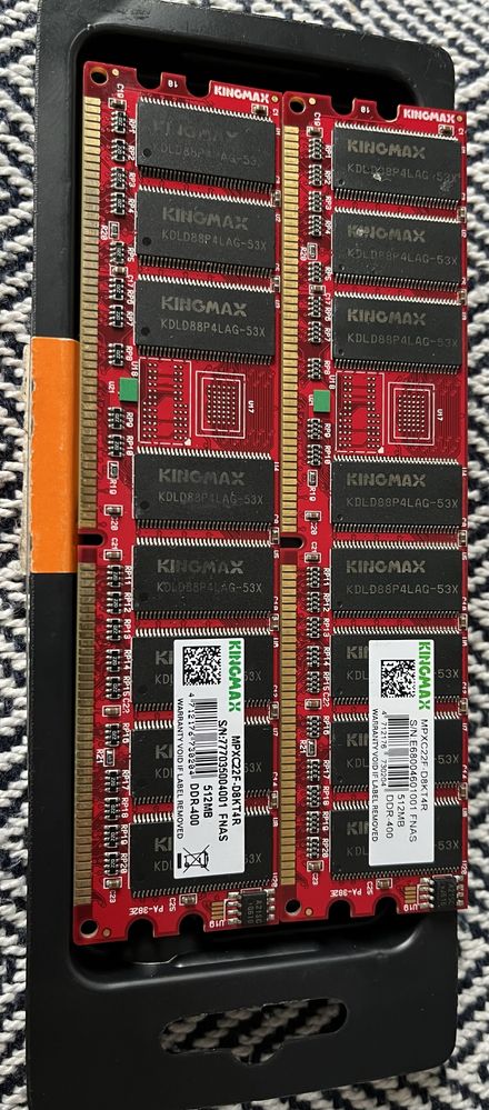 RAM DDR-400 512Mb x 2