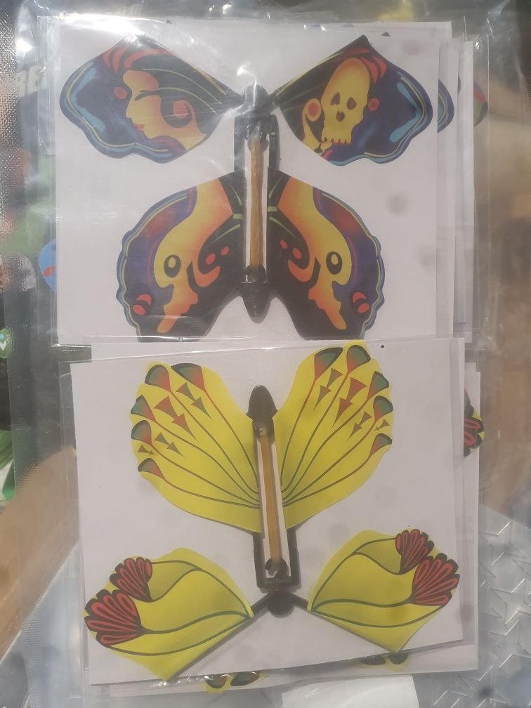 12x nakręcane latające motyle Magiczna sztuczka dla dzieci