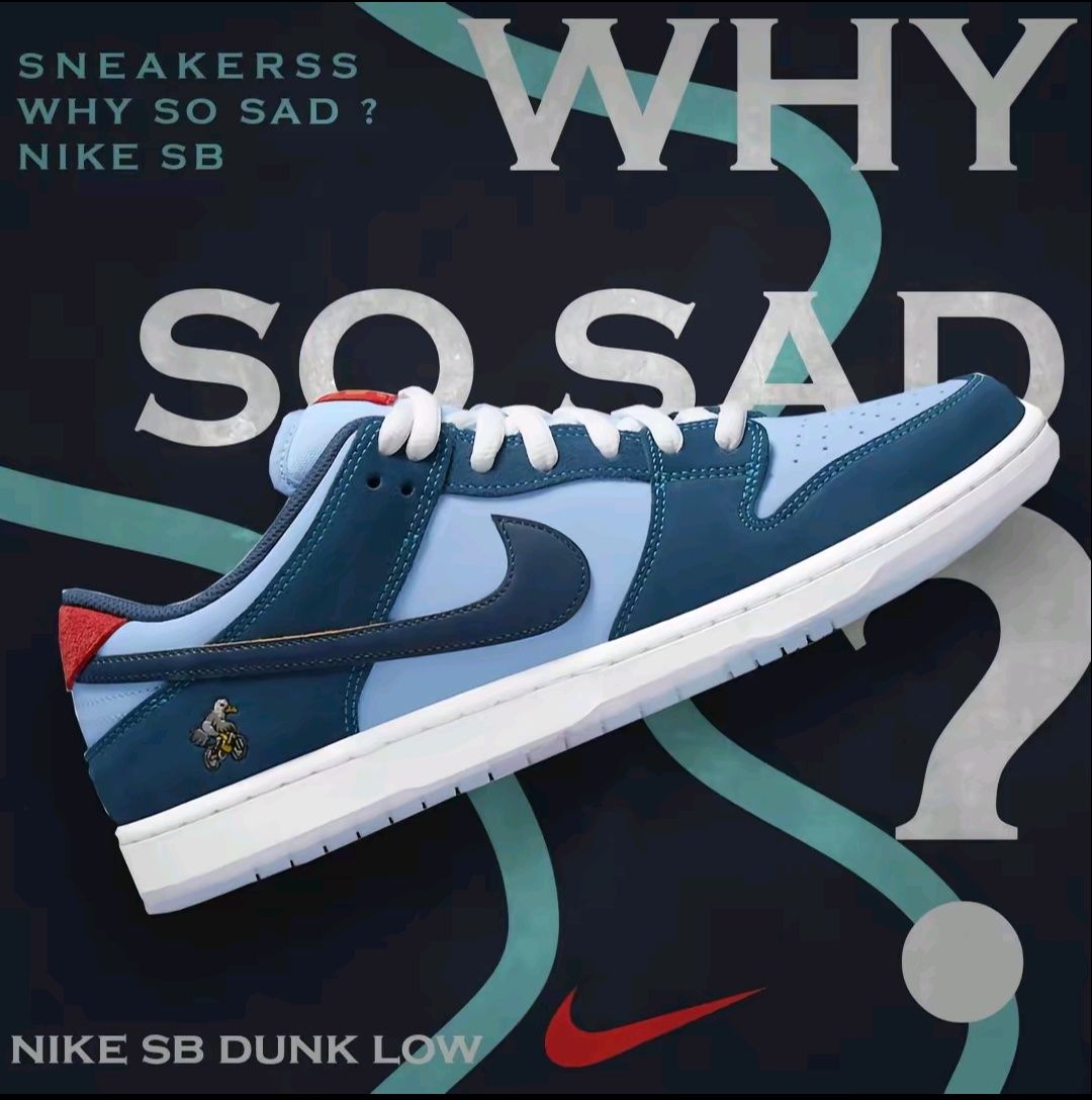 Nike SB Dunk Pro x Why So Sad 'The Predatory Bird| найк,данк,найк данк