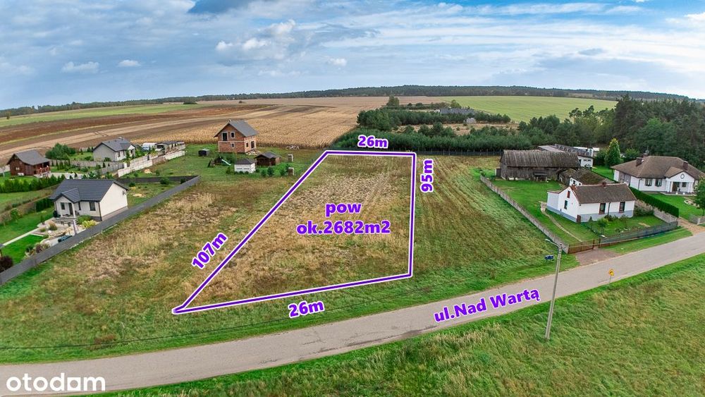 Łuszczyn gm. Mstów | Działka budowlana