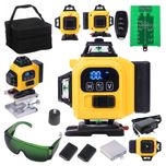 Poziomica laserowa 360 ECO3 Laser krzyżowy 4D HILDA LINBOX