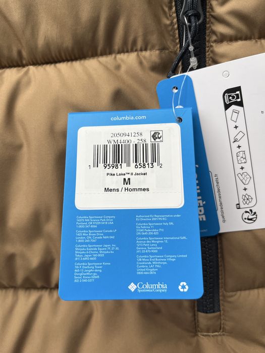 Оригінал Columbia (M-L) Pike Lake 2 Зимова Куртка Пуховик Мужская Нова