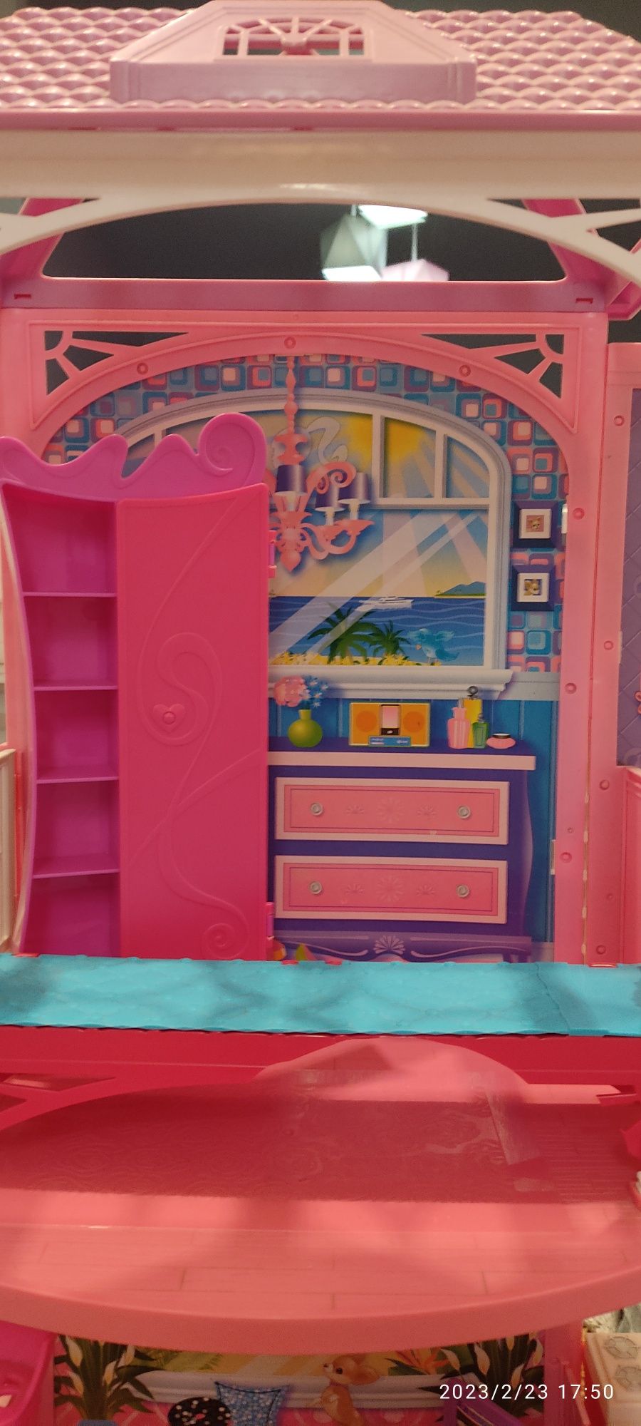 Domek Barbie mebelki szafa łóżko kuchnia
