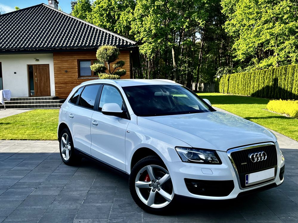 AUDI Q5 2.0TDI~S-LINE~Quattro~Bi-Xenon~NAVI~Biała Perła~