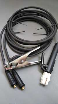 Комплект 3-5м сварочных кабелей зварювальний кабель