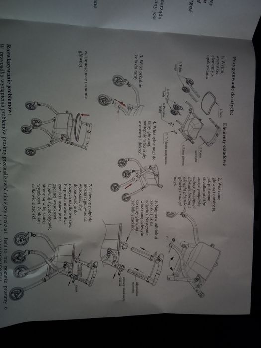 Balkonik chodzik podpórka rehabilitacyjna AR Medical jak nowa