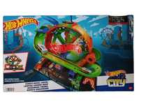 NOWY zestaw HOT WHEELS CITY Diabelski Młyn światło i dźwięki HKX46