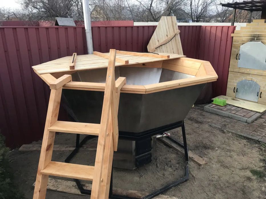 ‼️ Чан на дровах от производителя на 4-8 чел • Купели для бани