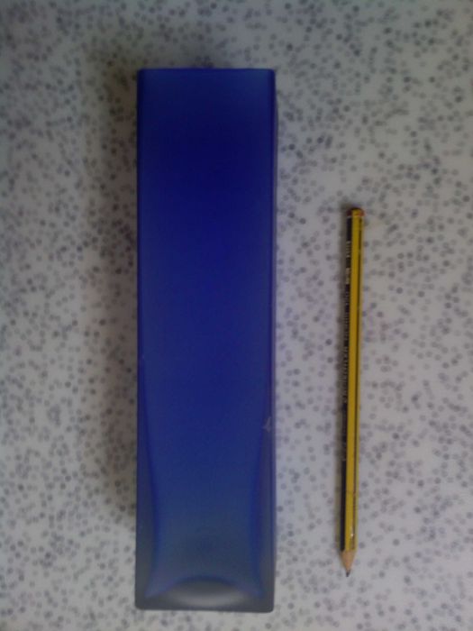 Jarra azul em vidro de Murano de Itália