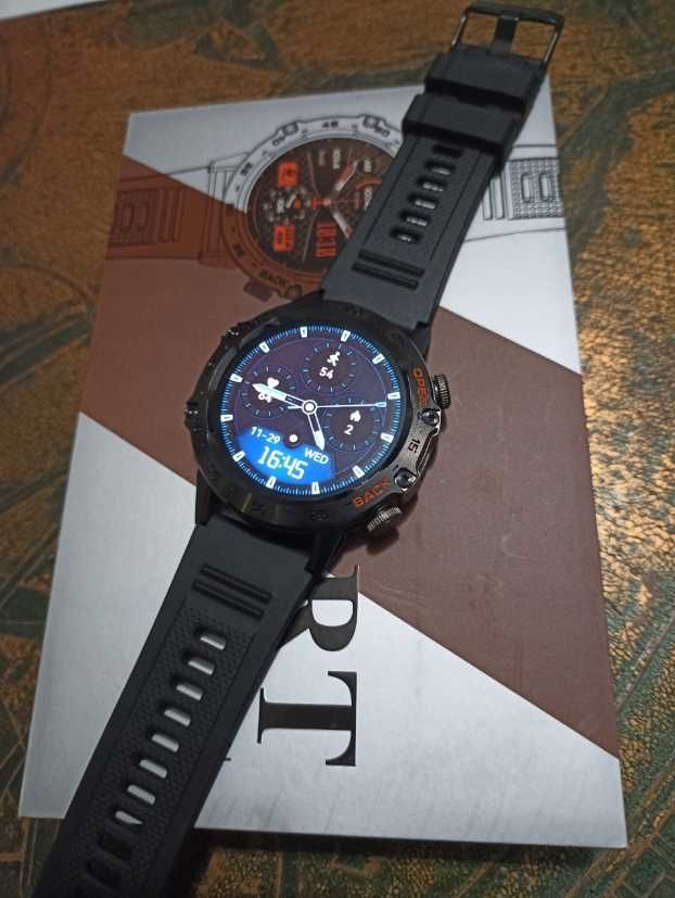 Smartwatch Męski w Zestawie z Szkłem Hartowanym!!!