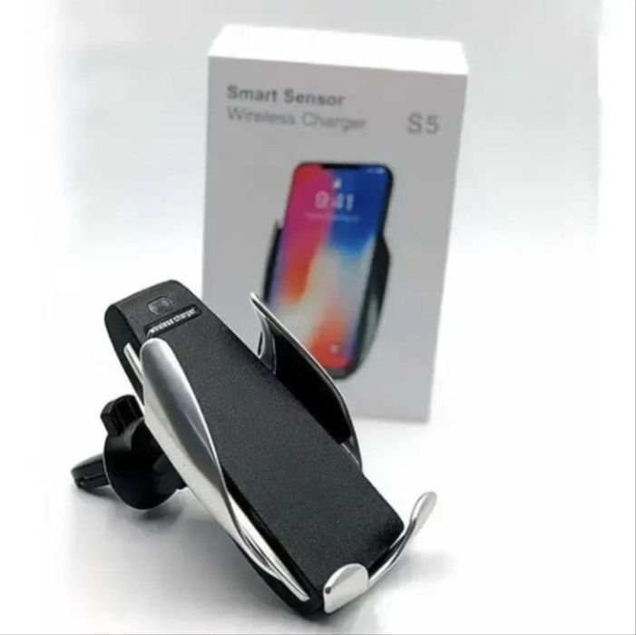 Сенсорний автомобільний тримач із бездротовою зарядкою, універсальний