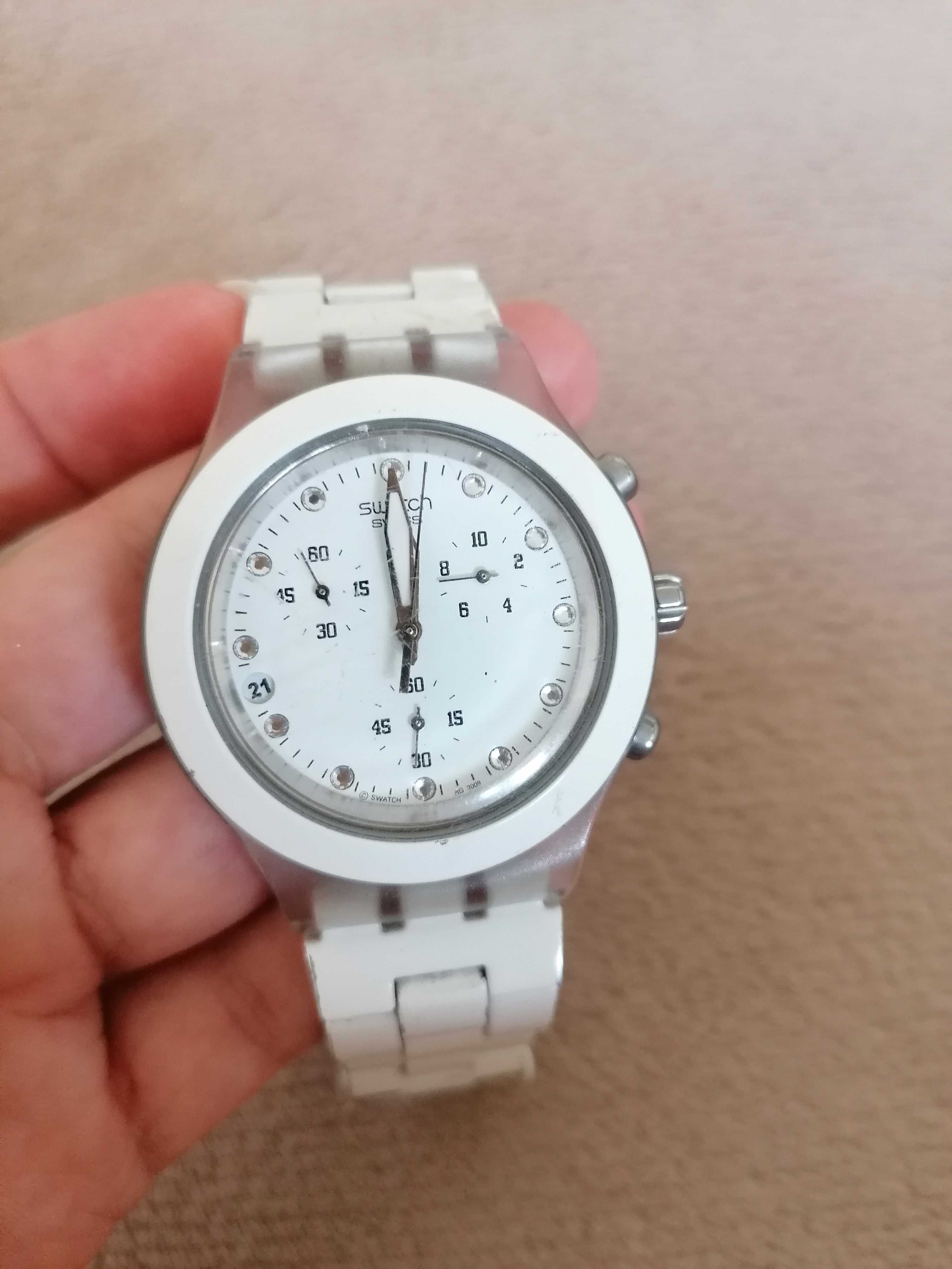 Relógio swatch irony diaphane