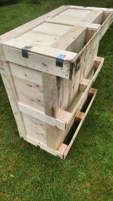 Skrzynia na paszę warzywniak kompostownik - sklejka 115x115