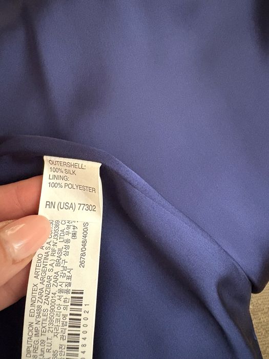 Sukienka mini Zara  elegancka koktajlowa balowa rozm S