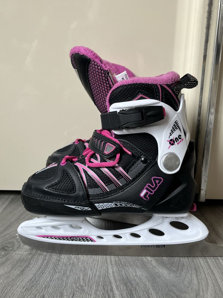 Дитячі Ковзани дитячі FILA X-One G black/pink розмір 32-35