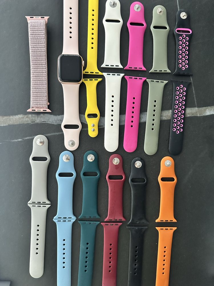Apple watch zegarek seria 5 44mm GPS rose gold różowe złoto