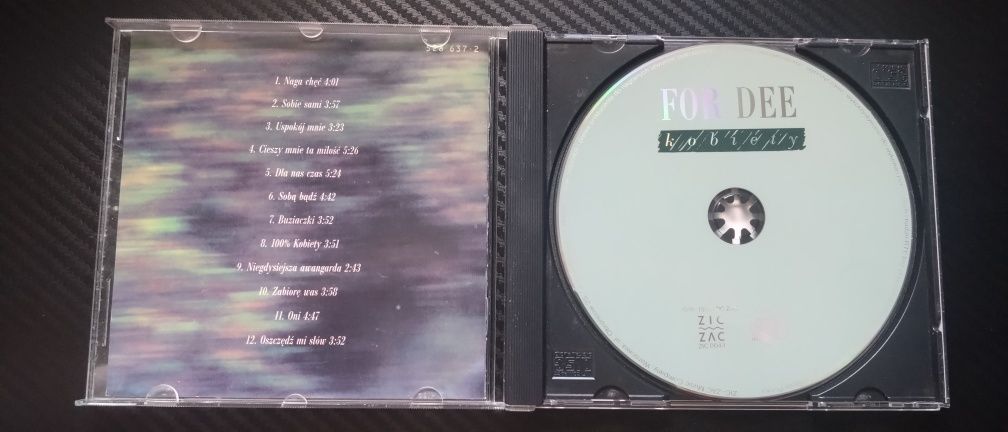 Plyta cd For dee kobiety zic zac