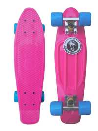 Скейтборд/скейт пенни борд (Penny Board) пенни Fish: розовый/голубой