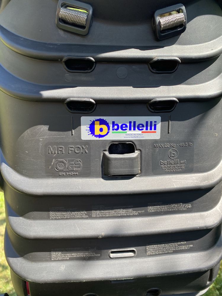 Дитяче крісло на велосипед Bellelli, велокрісло