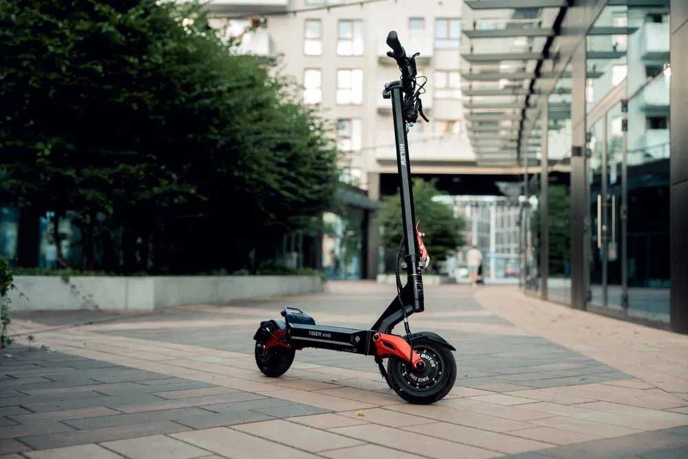 Wodoodporna hulajnoga elektryczna Hiley Tiger EVO GTR - Flame Red IPX7