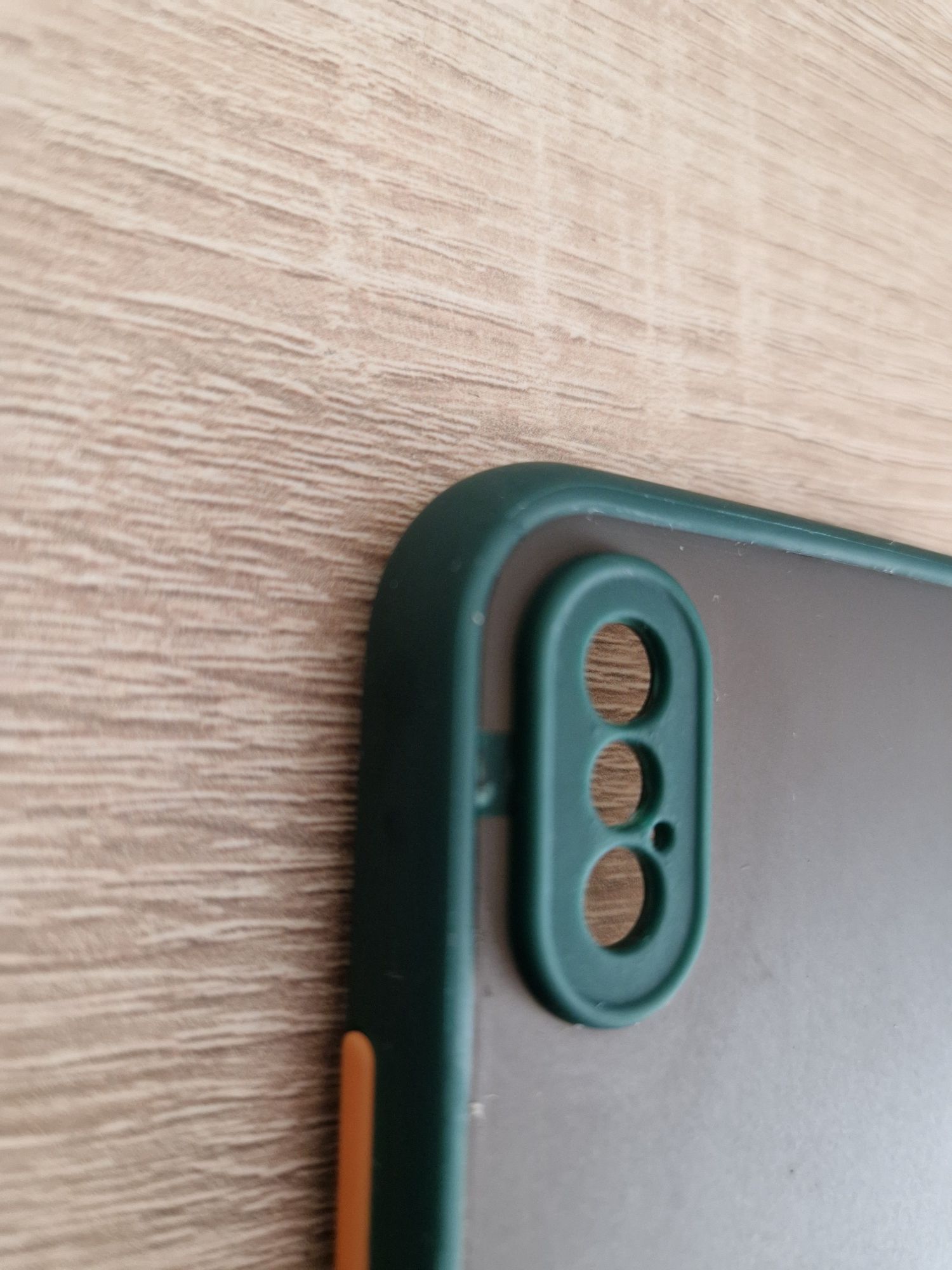 Etui Vennus Color Button Bumper do Iphone X/XS Zielony