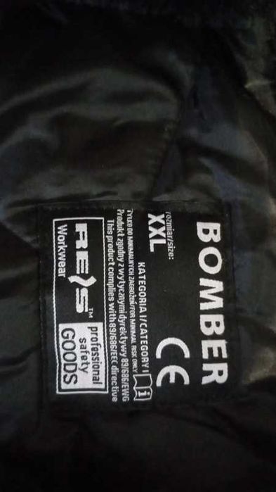 Kurtka ocieplana ochronna Bomber XXL