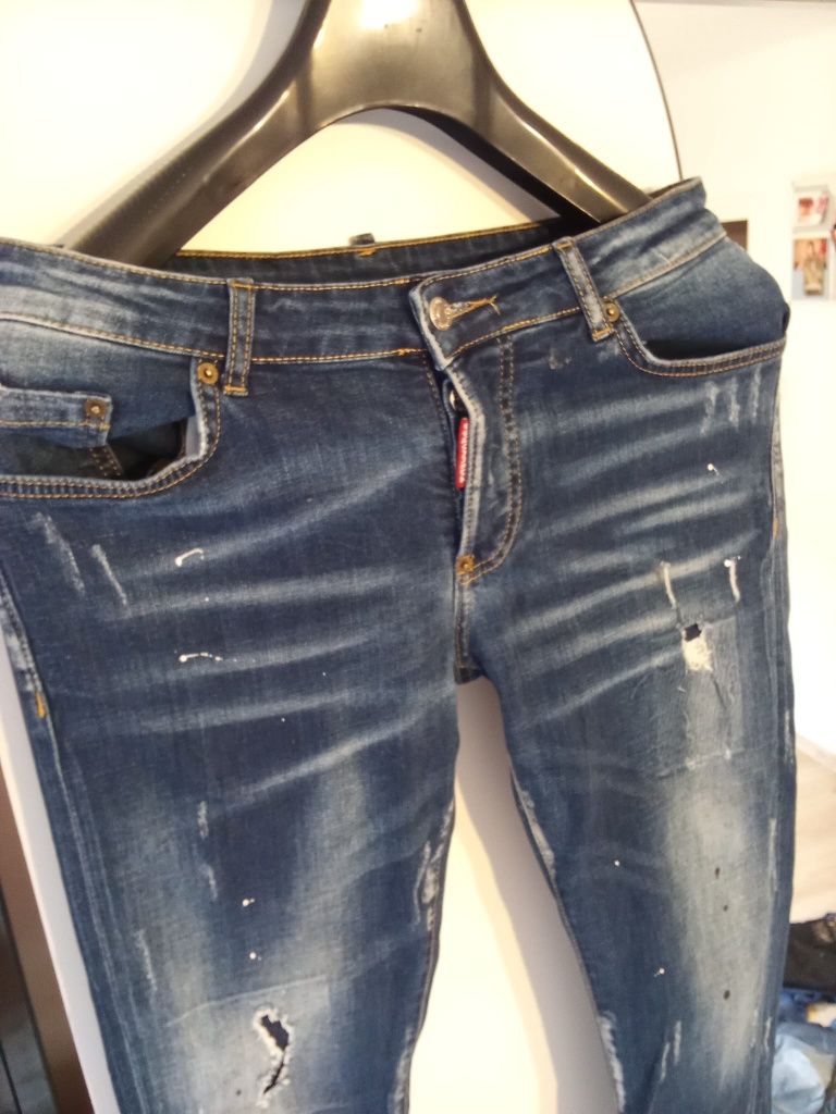 Oryginalne jeans męskie dsquared2 legit westiaire collective