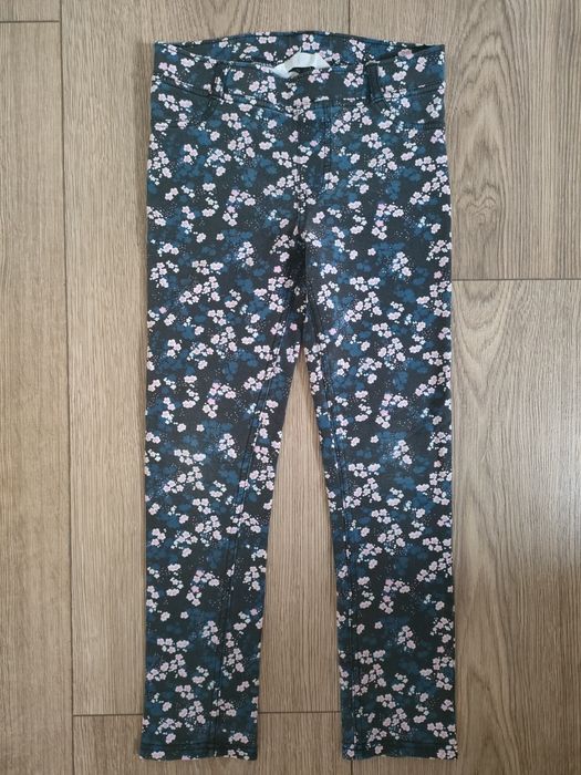 Zestaw H&M bluza + spodnie tregginsy 128/134