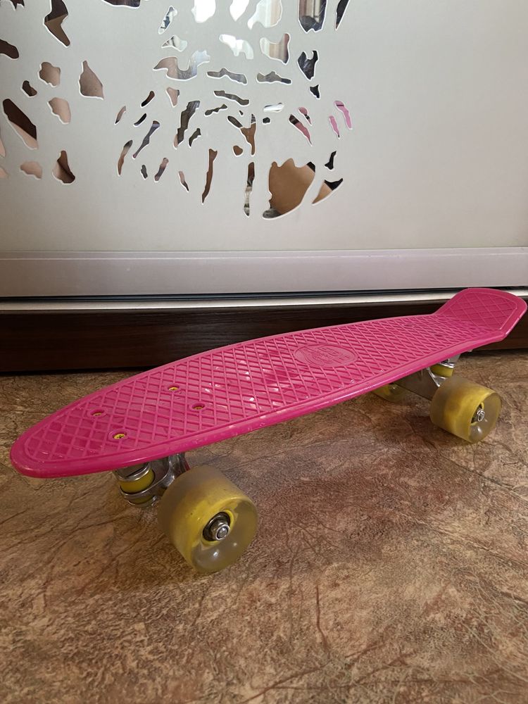 Скейт пениборд  розовый