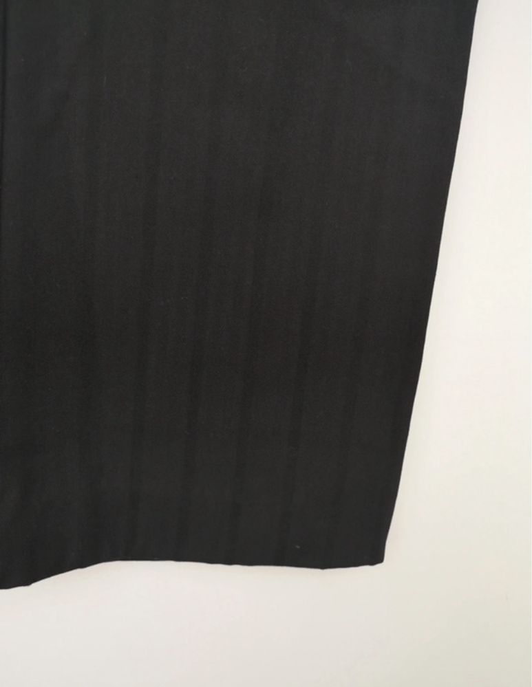 Spodnie garniturowe damskie eleganckie czarne na kanty Promod 38