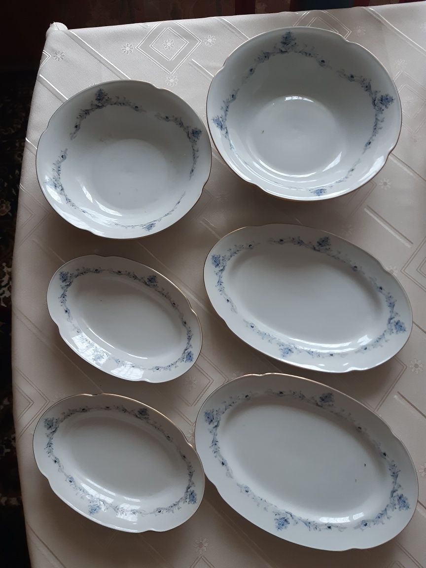 Misy, półmiski, talerzyki porcelana Bogucice