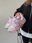Жіночі рожеві кросівки асікс, ASICS Gel-NYC Pink Beige Silver