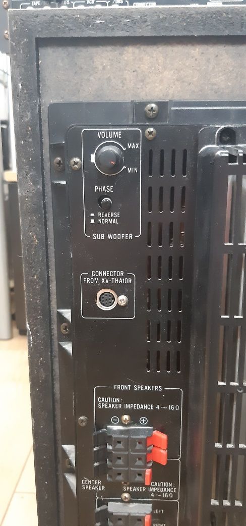 CD/DVD Receiver & sabwoofer JVC / wzmacniacz, odtwarzacz