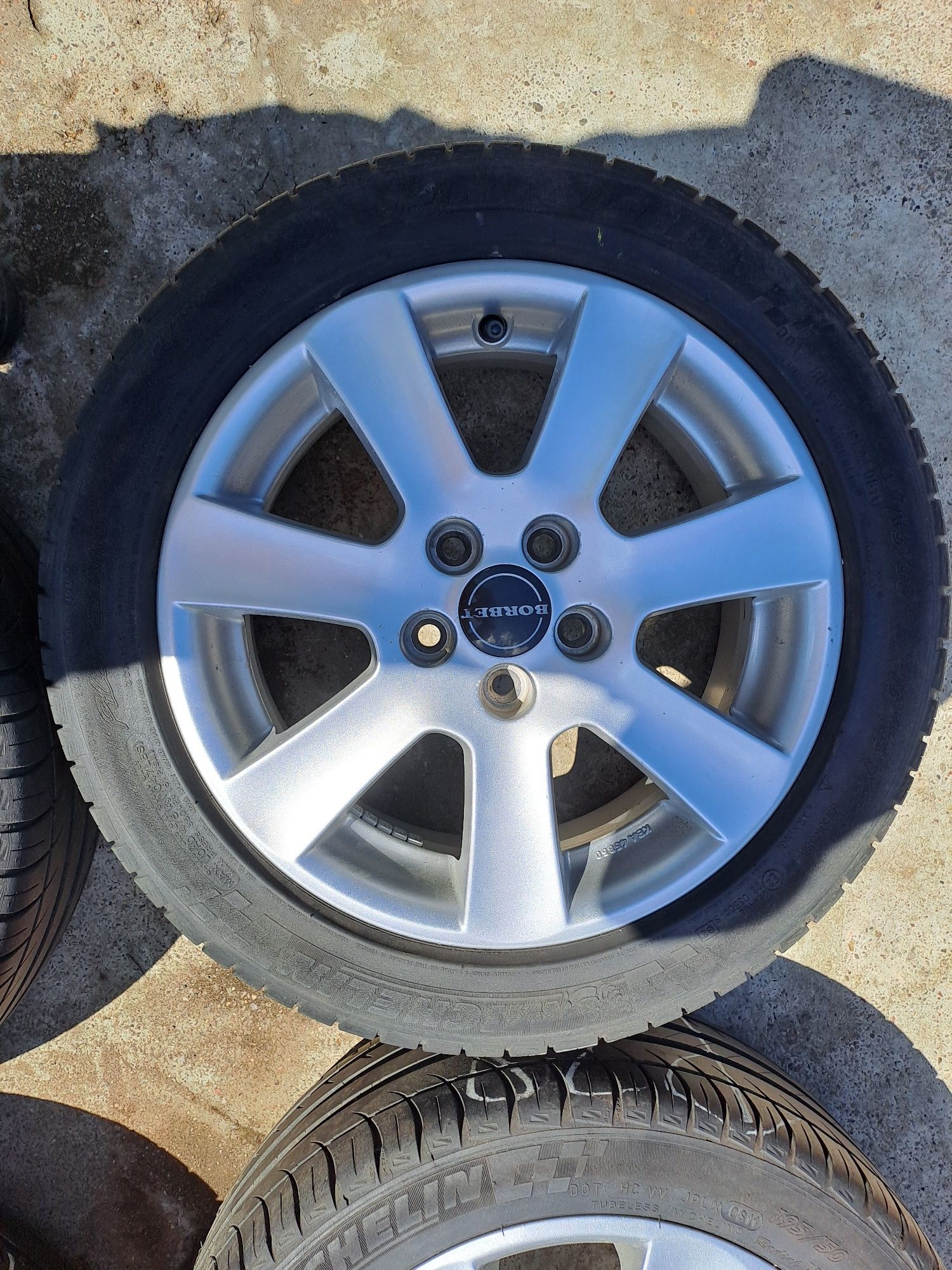 4szt Felgi Aluminiowe Borbet 5x100 15cali Plus Opony Lato
