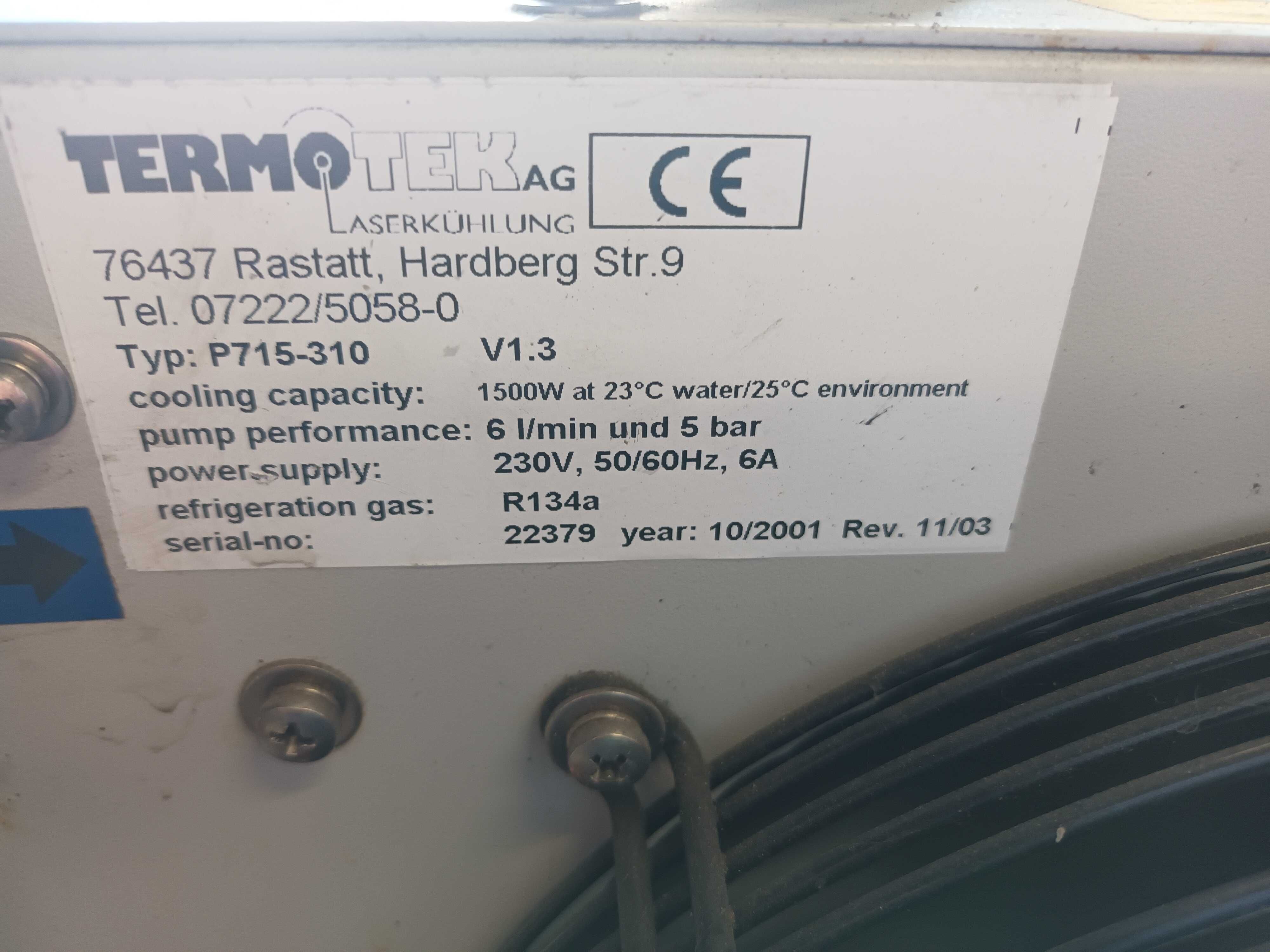 Chiller Schładzarka do wody  mała 1500w Ternotek