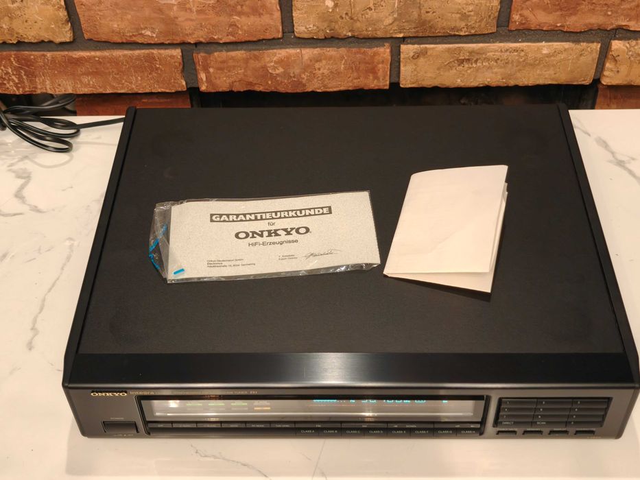 ONKYO T-4850 INTEGRA !Flagowy tuner radiowy z pierwszej ręki!Dokumenty