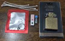 nowy wkład do zapalniczki benzynowej Zippo Zorro postarzony mosiądz
