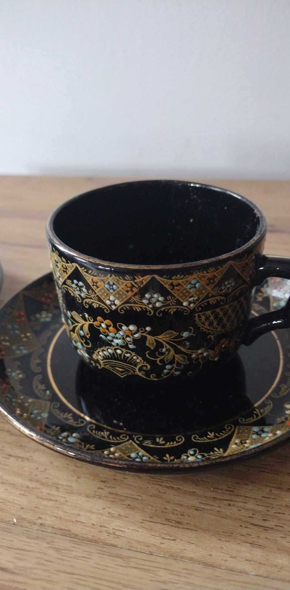 Stara porcelana Gibson sons filiżanka do herbaty z dekoracją UT cuba