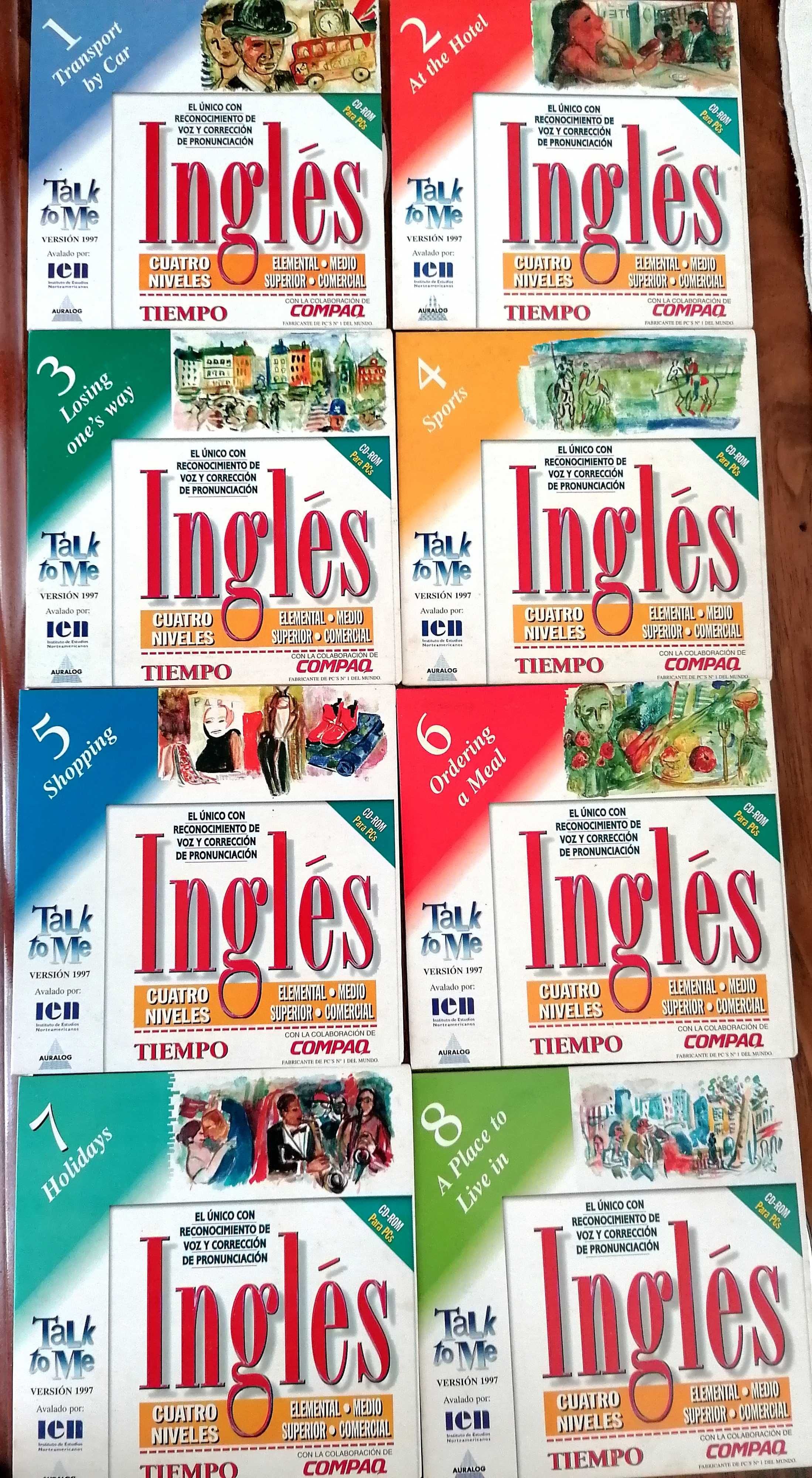 Curso espanhol-inglês 16 cds