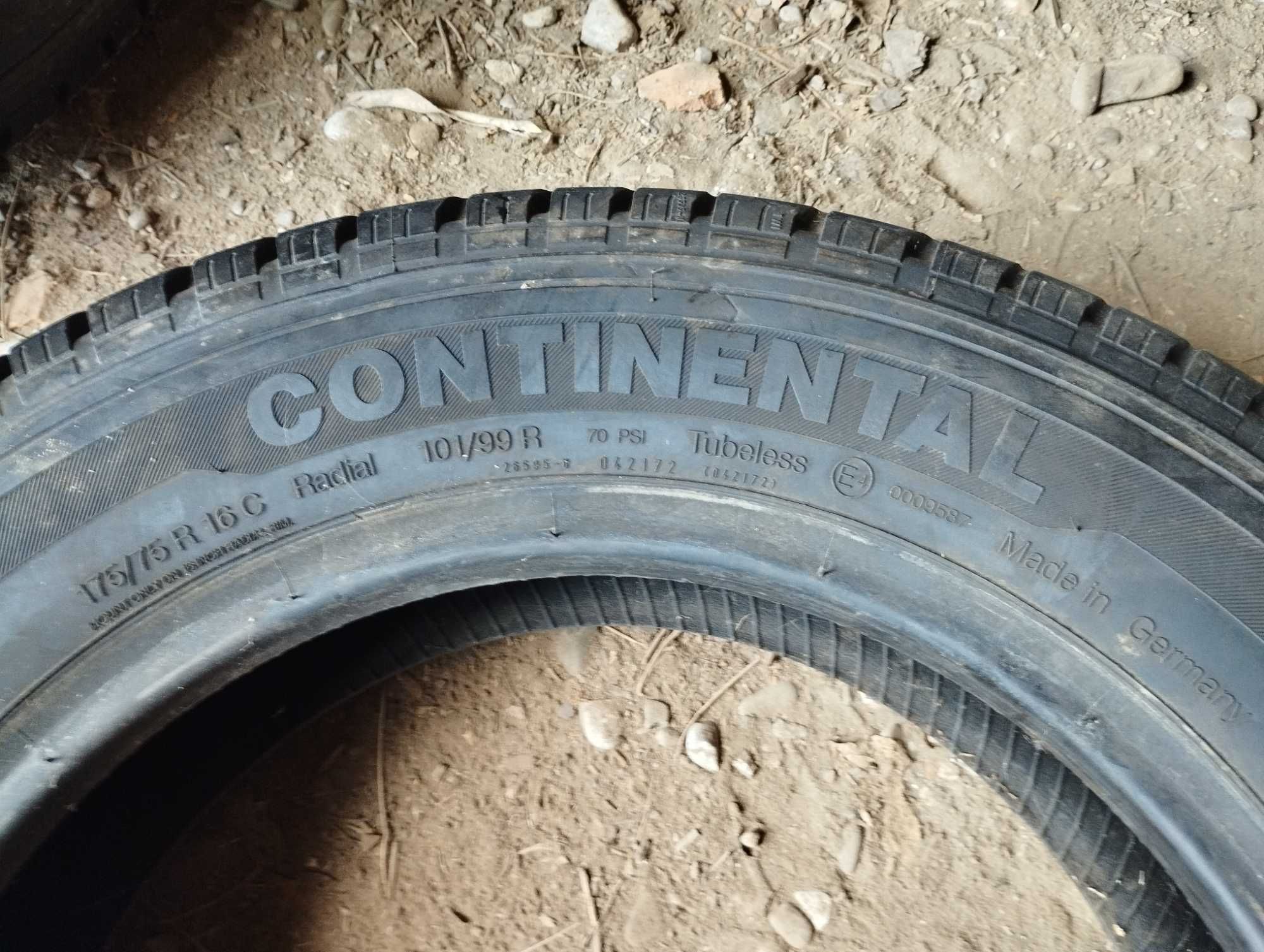 Шини Continental Vanco б/у 175/75 R16