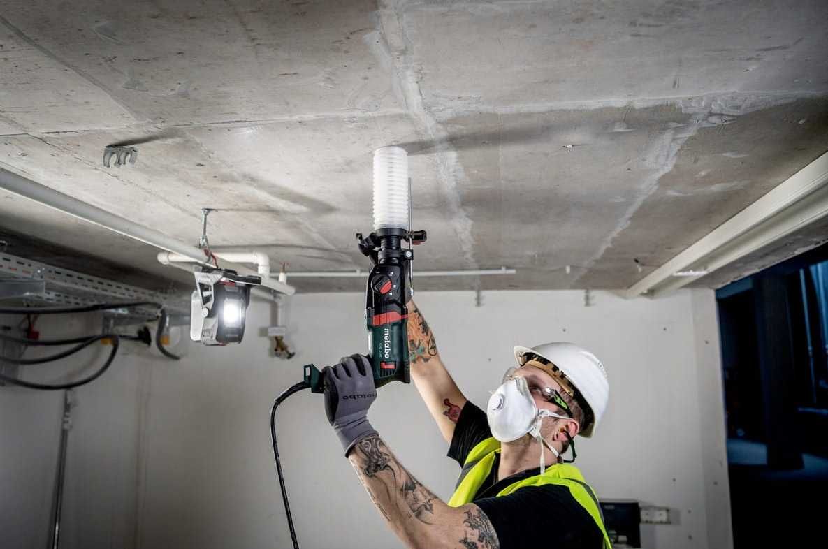 Дриль перфоратор прямий електричний Metabo 800W перфоратор прямой