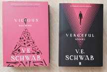 V.E. Schwab:  Vicious "Nikczemni" + Vengeful "Mściwi" stan jak nowe