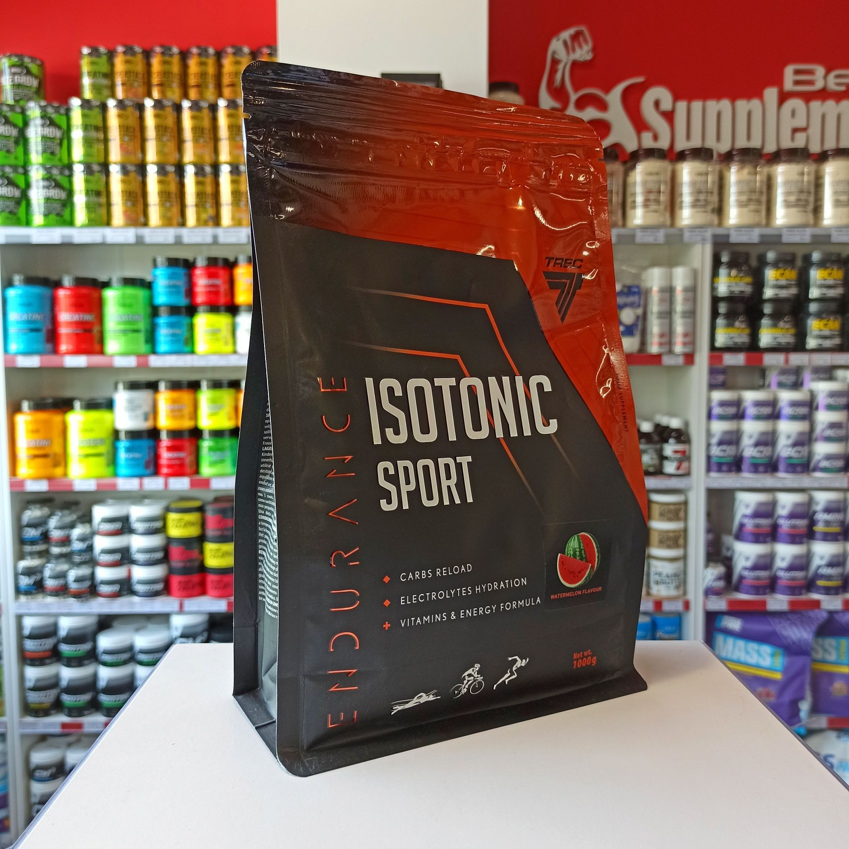 TREC Isotonic Sport 1000g Węglowodany Nawodnienie Izotonik arbuz